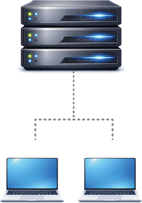 メインとクライアントについて、複数のパソコンで使いたい